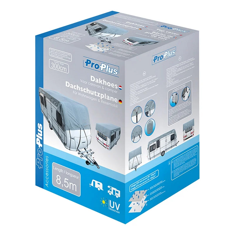 ProPlus 610279 Wohnwagen und Wohnmobil Dachschutzplane 8,5x3m