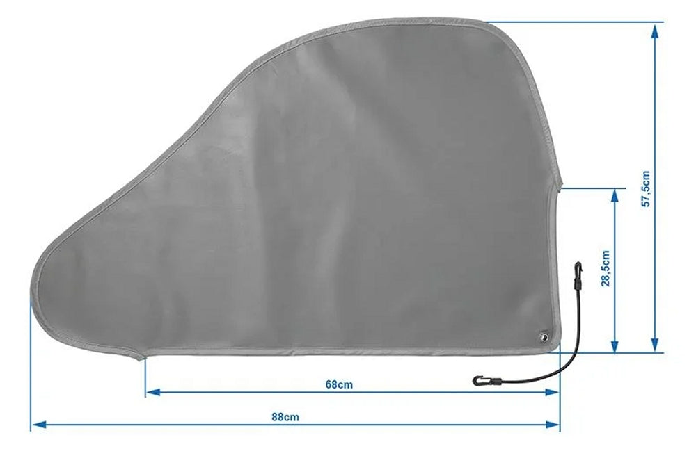 ProPlus 610309 Deichselhaube Heavy Duty für gebremste Anhänger Wohnwagen