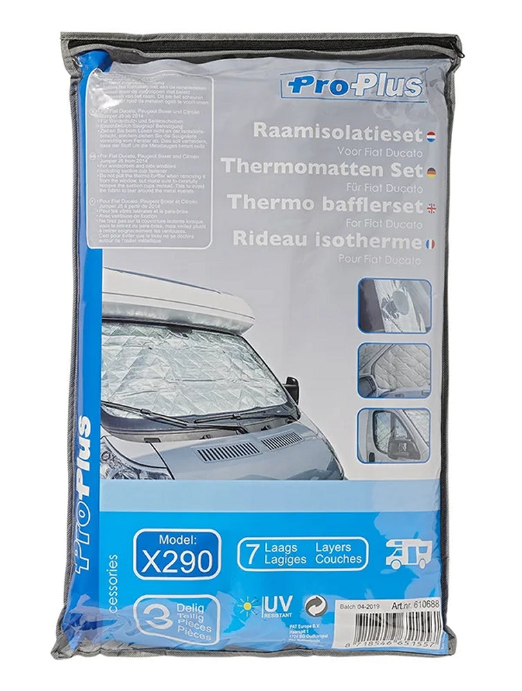 ProPlus 610688 Set Thermomatten für Fiat Ducato X290 ab 2014