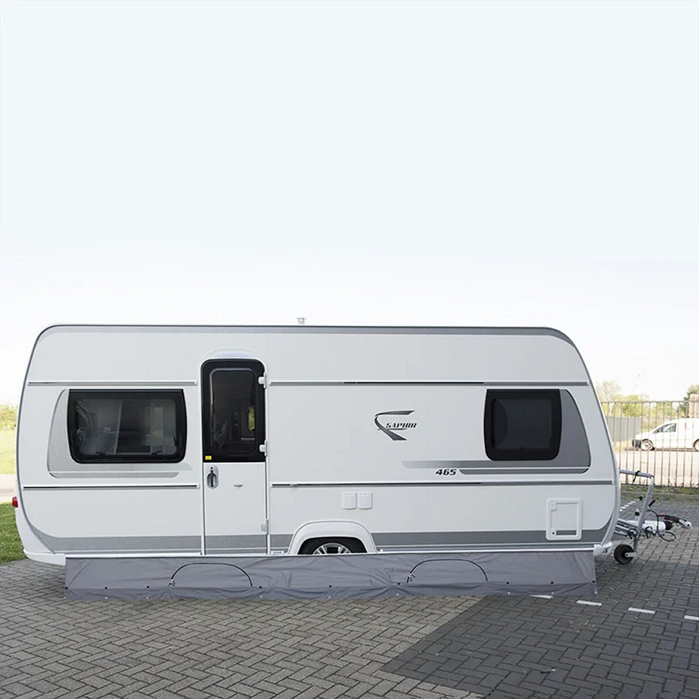 ProPlus 610742 Windblende mit Staufächern 50x580cm Bodenschürze