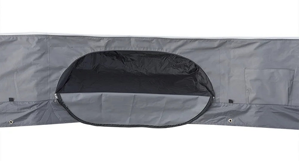 ProPlus 610742 Windblende mit Staufächern 50x580cm Bodenschürze