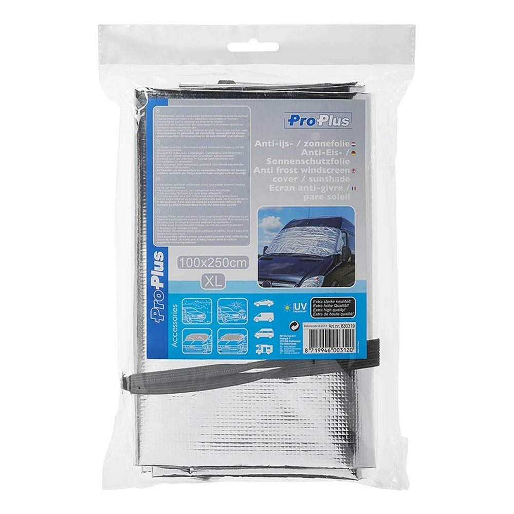 ProPlus 630319 Anti Eis Folie Sonnenschutzfolie 100 x 250cm