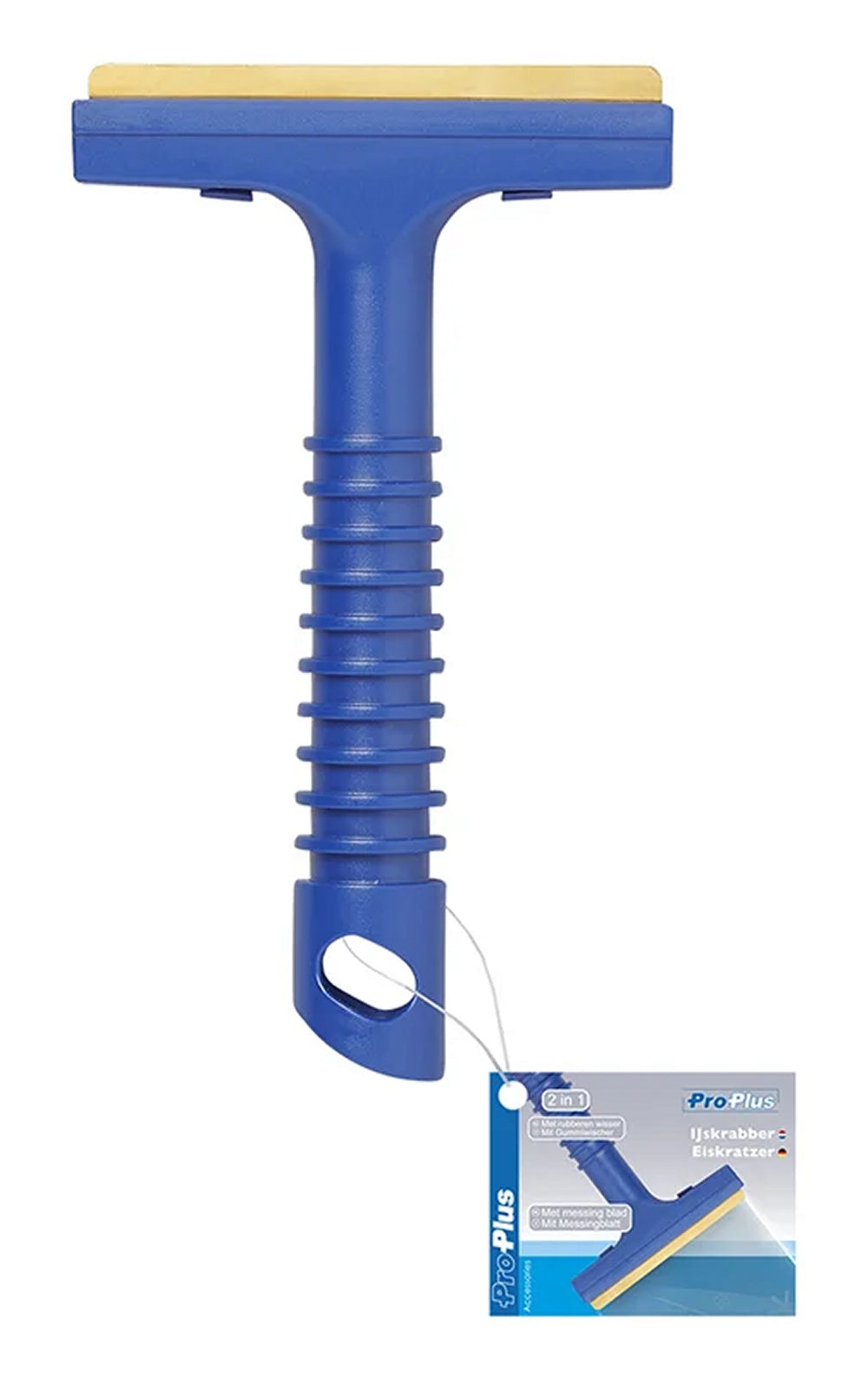 ProPlus 630515 Eiskratzer mit Messingblatt Scheibenkratzer