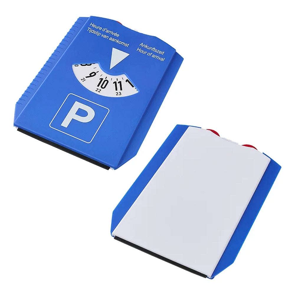 ProPlus 630518 Parkscheibe NLD DE F GB mit Eiskratzer 2 Einkaufswagenchips Eisschaber