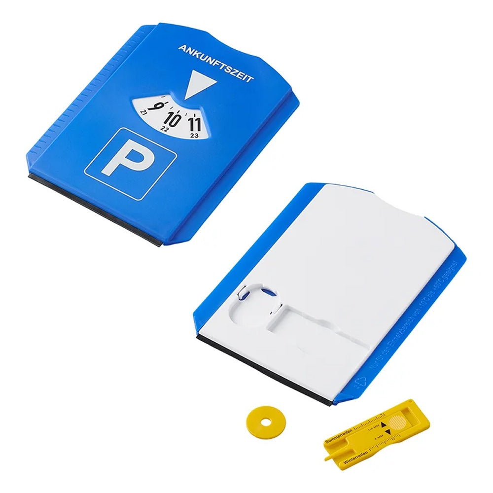 ProPlus 630518V01 Parkscheibe Deutschland mit Eiskratzer Reifenprofiltiefenmesser Einkaufswagenmünze