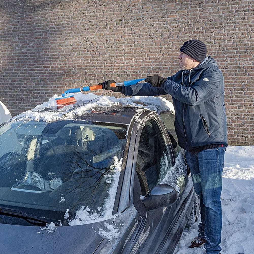 ProPlus 630528 Schneebürste mit Eiskratzer & Teleskopstiel 99-127cm
