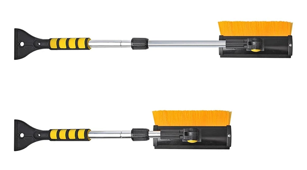 ProPlus 630549 Schneebürste mit Gummiwischer und Eiskratzer Teleskopstiel