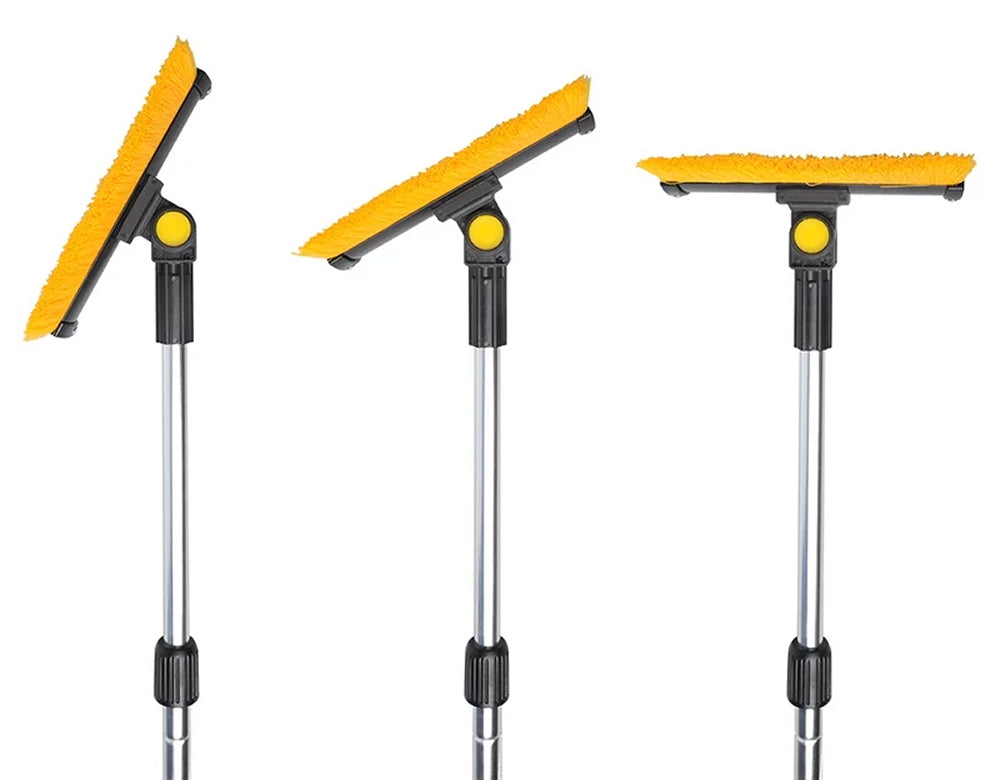 ProPlus 630549 Schneebürste mit Gummiwischer und Eiskratzer Teleskopstiel