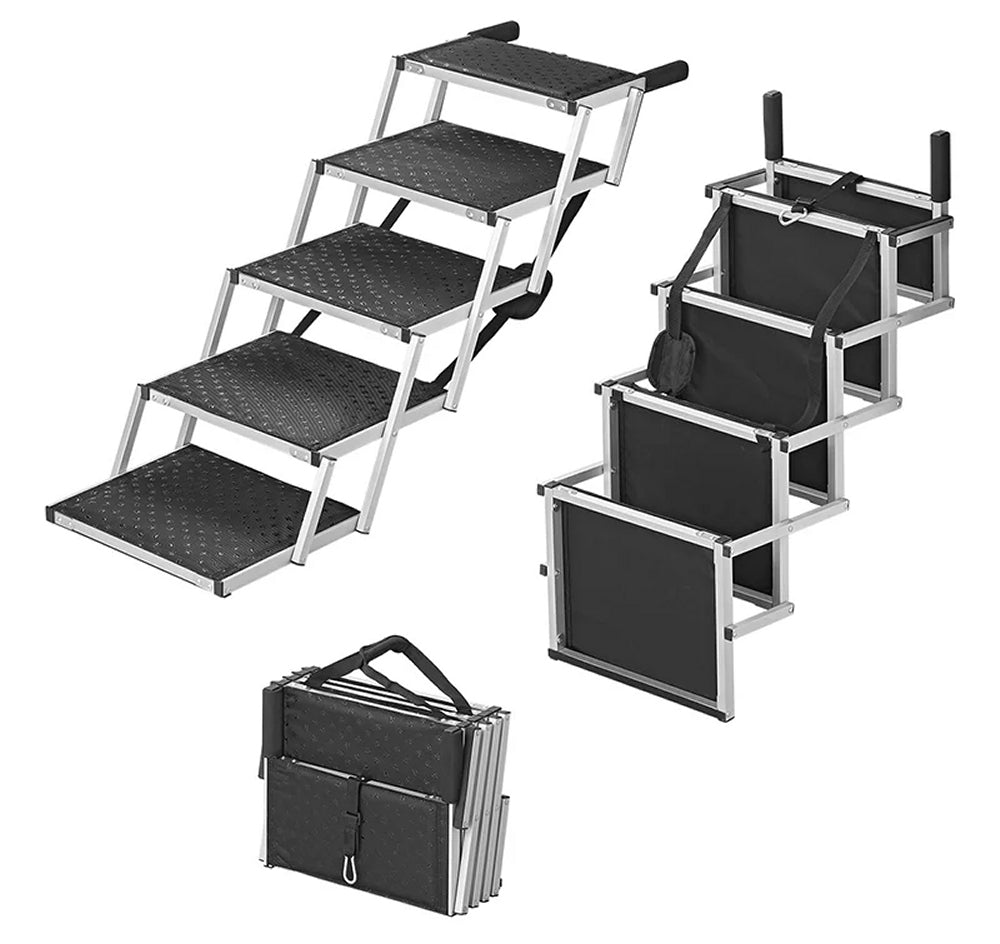 ProPlus 730014V01 Hundetreppe Aluminium faltbar Hunderampe