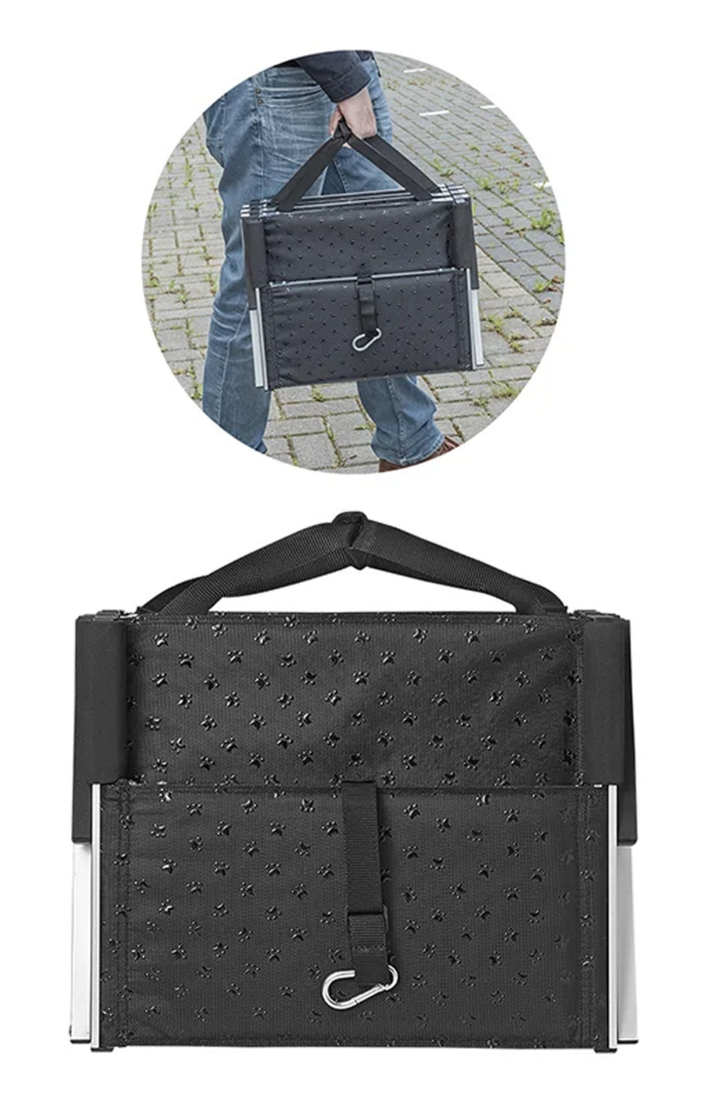 ProPlus 730014V01 Hundetreppe Aluminium faltbar Hunderampe