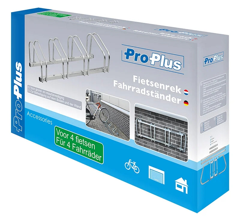 ProPlus 730934 Fahrradständer für 4 Fahrräder Fahrrad Ständer Fahrradhalterung