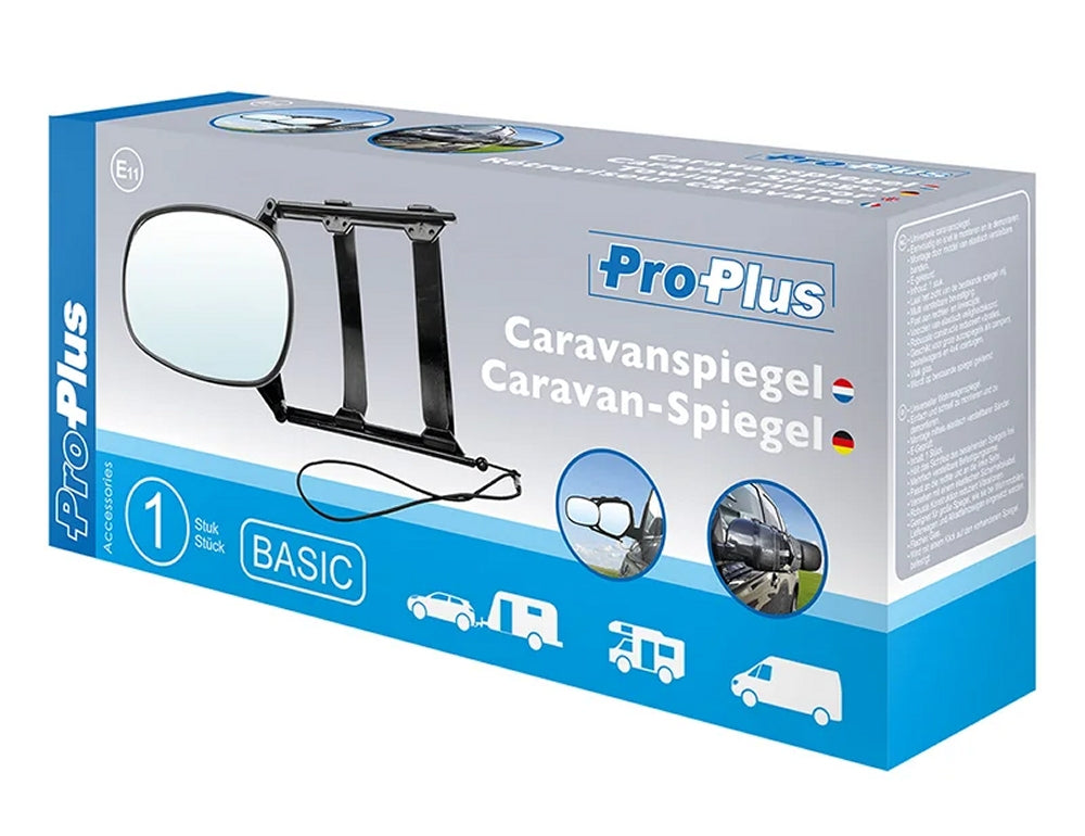 ProPlus 750620 Caravan Spiegel Basic Aufsteckspiegel Wohnwagen Wohnmobil