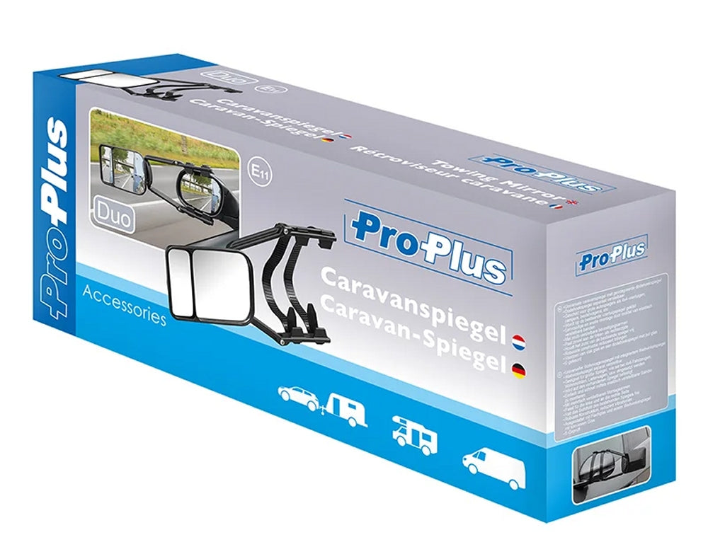 ProPlus 750623 Caravan Spiegel Duo Weitwinkelspiegel Wohnwagen Wohnmobil