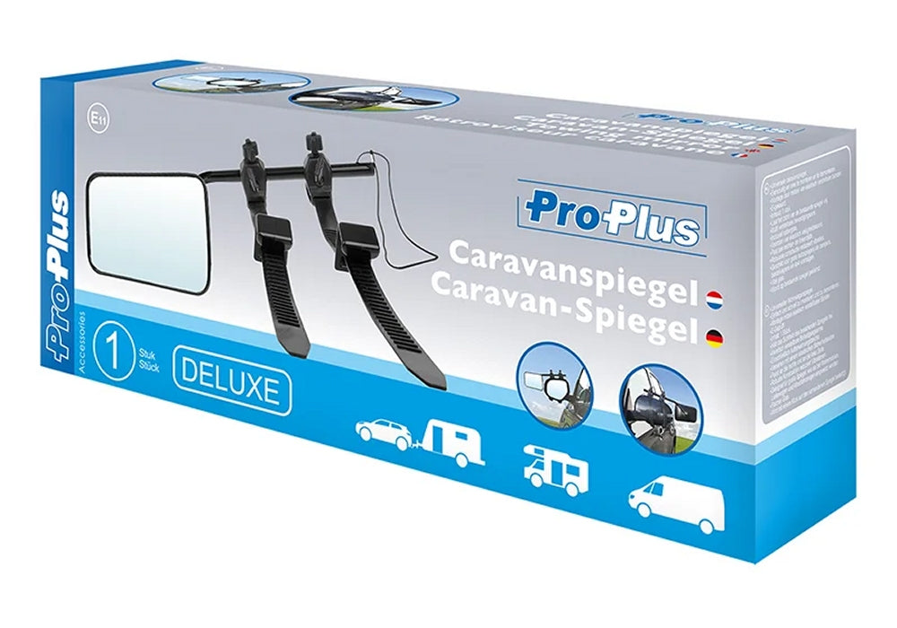 ProPlus 750626 Caravan Spiegel Deluxe Aufsteckspiegel Wohnwagen Wohnmobil