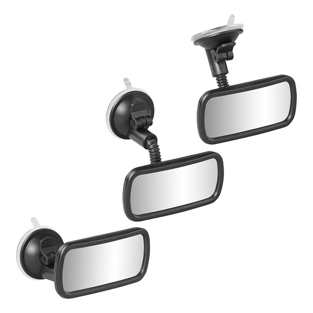 ProPlus 750641 Panorama Rückspiegel mit 4cm Flexarm und Saugnapf