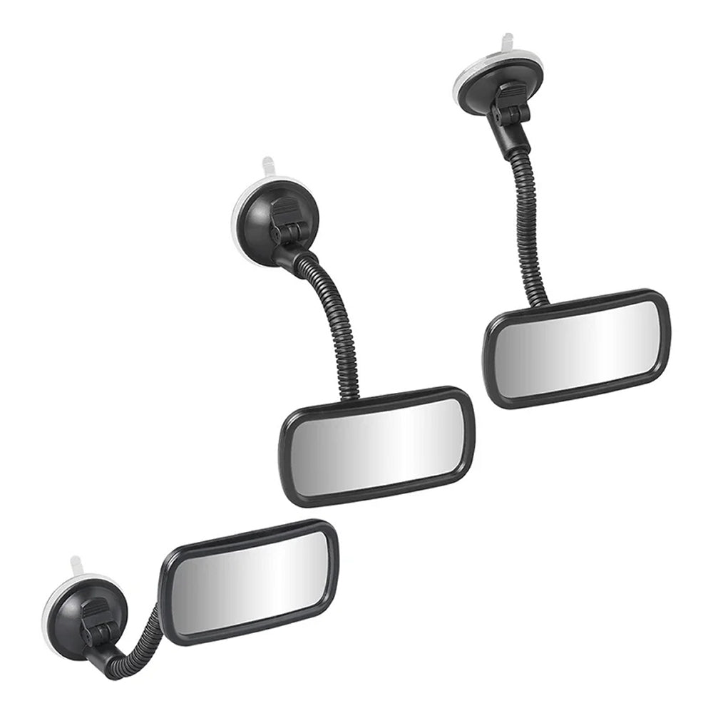 ProPlus 750641V01 Panorama Rückspiegel mit 12cm Flexarm und Saugnapf