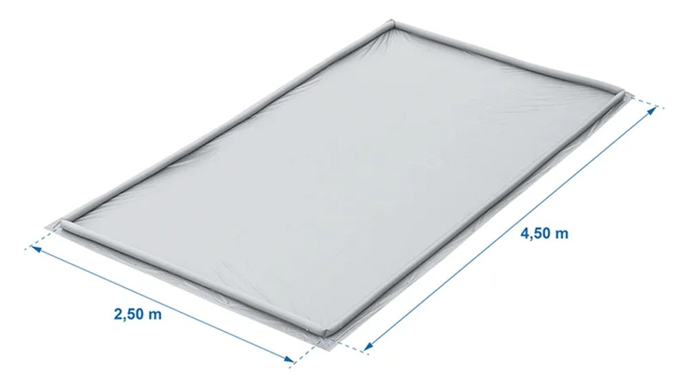 ProPlus 751960V02 Bodenplane Aufblasbar 2,50 x 4,50m Wasserdicht