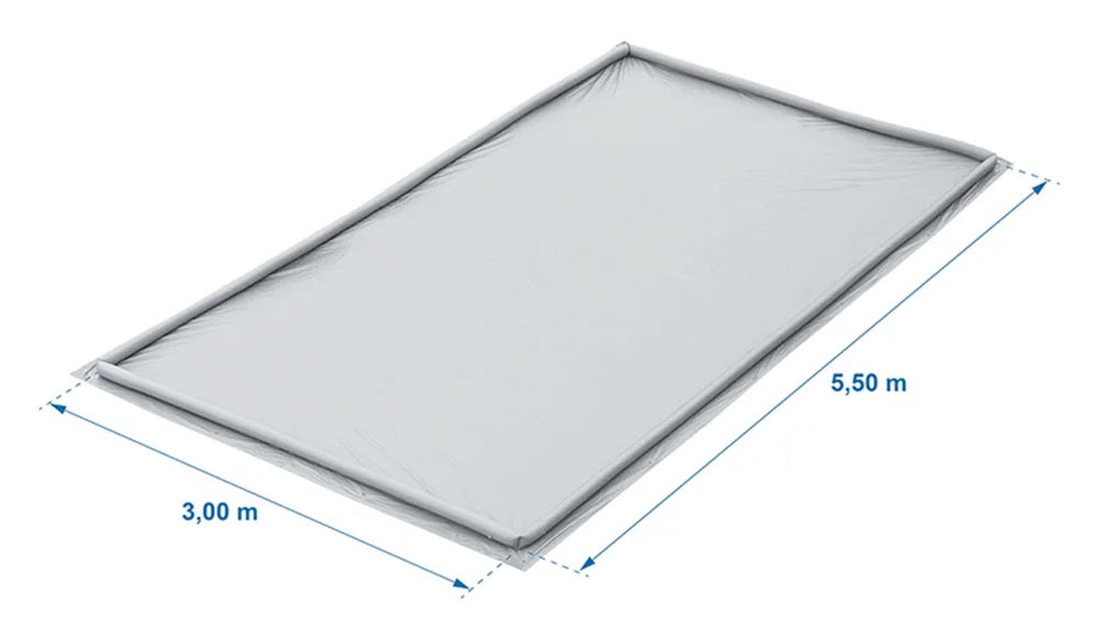 ProPlus 751960V09 Bodenplane Aufblasbar 3,00 x 5,50m Wasserdicht