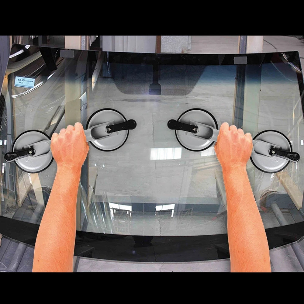 ProPlus 753428 Doppel Gummisauger Saugheber Aluminium 2 Saugnäpfe