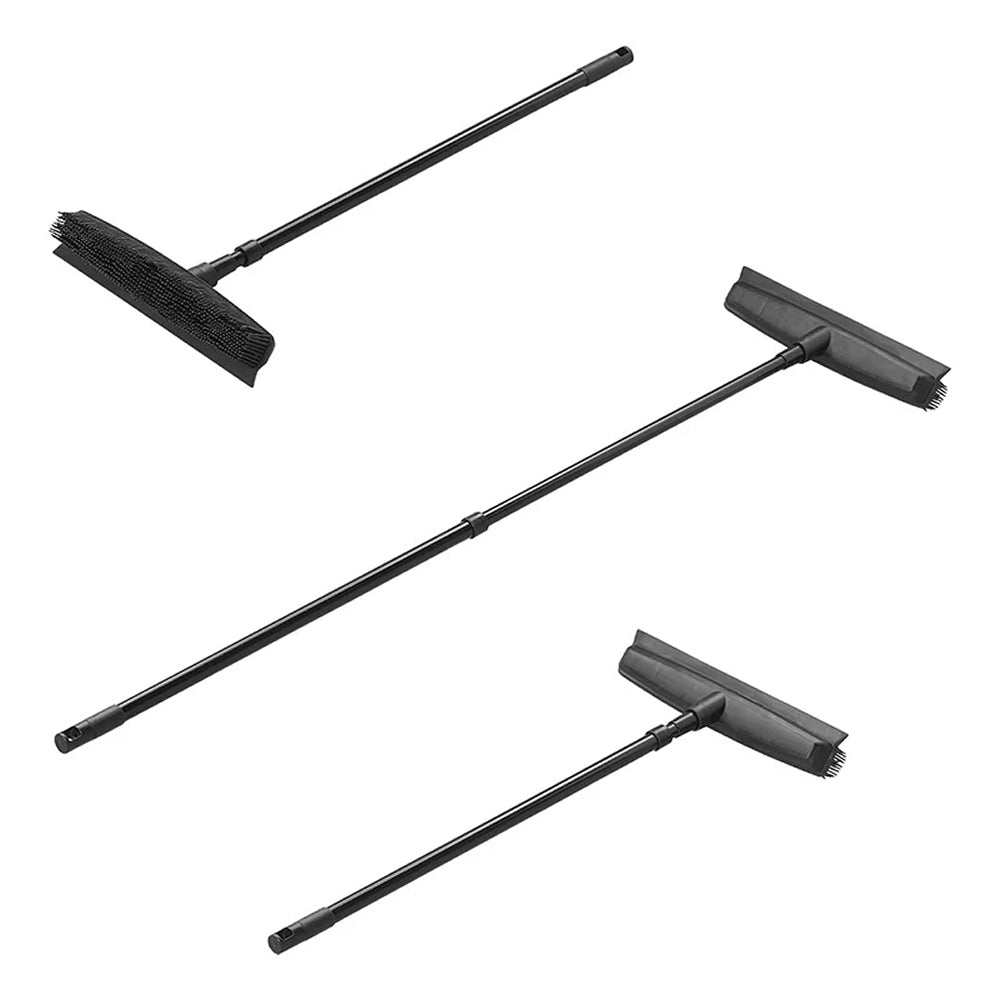 ProPlus 758052 Besen Gummi mit Aluminium Teleskopstiel 68 - 120cm