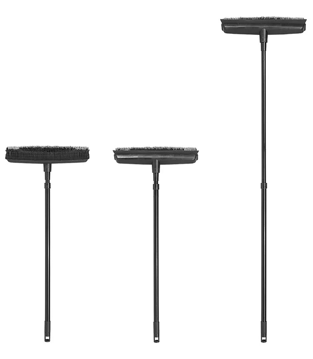 ProPlus 758052 Besen Gummi mit Aluminium Teleskopstiel 68 - 120cm