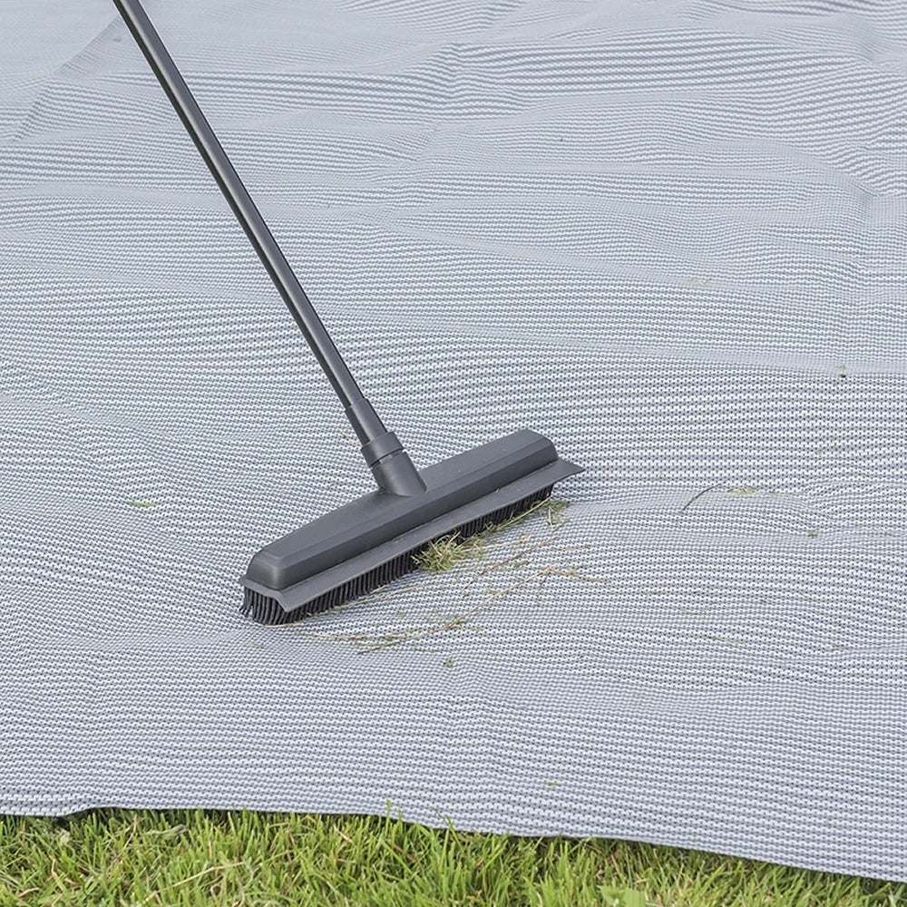 ProPlus 758052 Besen Gummi mit Aluminium Teleskopstiel 68 - 120cm