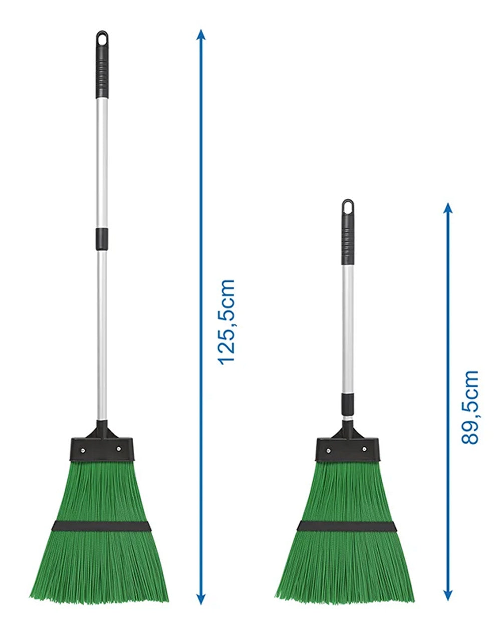 ProPlus 758053 Besen Nylon mit Aluminium Teleskopstiel 89 - 125cm