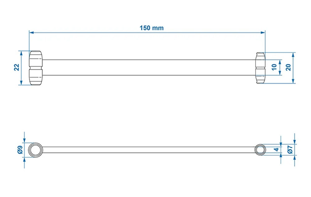ProPlus 758063V01AC01 Kederdorn Kopf Ø7 und Ø9mm Aufweitdorn Keder Dorn