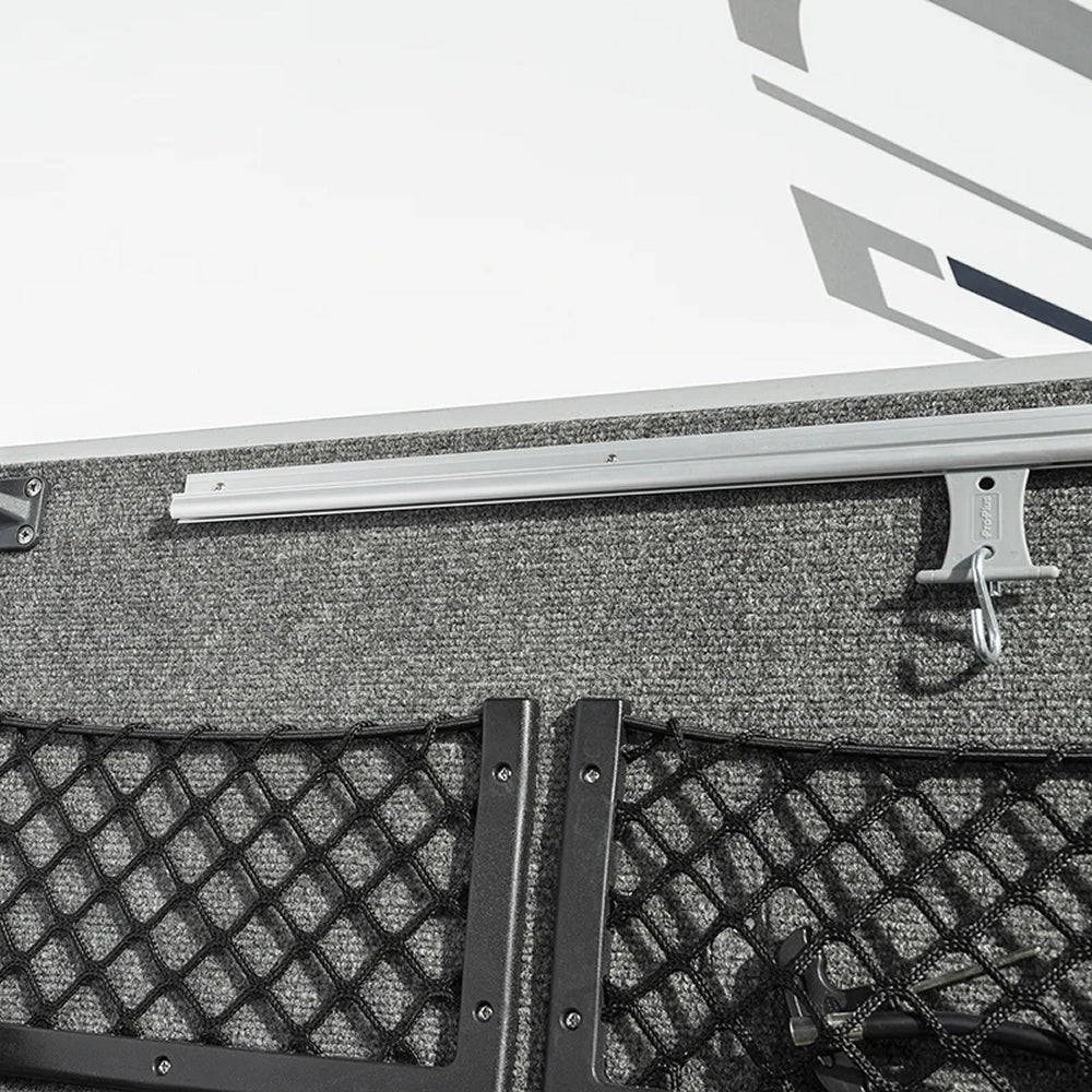 ProPlus 758068V01 Aluminium Zeltschiene 180° 100 x 2,6cm Kederschiene Camping