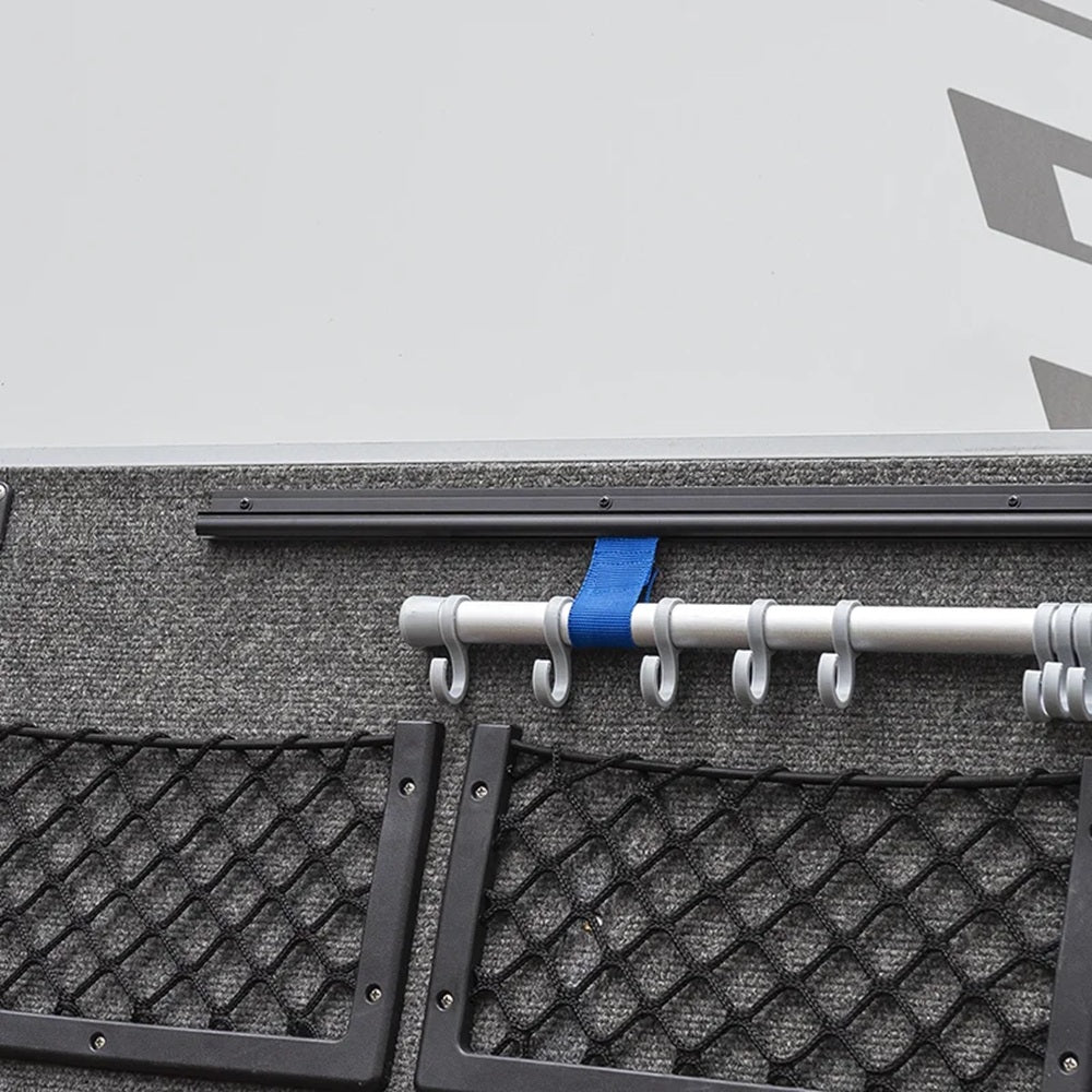 ProPlus 758068V01BK Zeltschiene Aluminium Schwarz 180° 100 x 2,6cm x Ø9mm Kederschiene