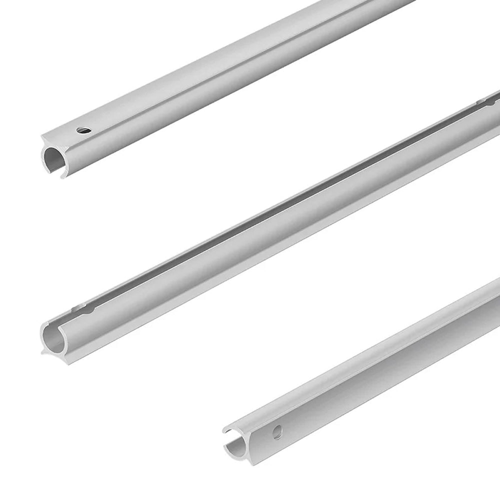 ProPlus 758068V02 Aluminium Zeltschiene 90° Ø9mm x 1,2m Kederschiene Camping