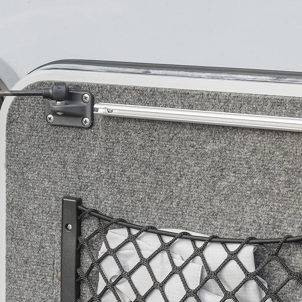 ProPlus 758068V02 Aluminium Zeltschiene 90° Ø9mm x 1,2m Kederschiene Camping