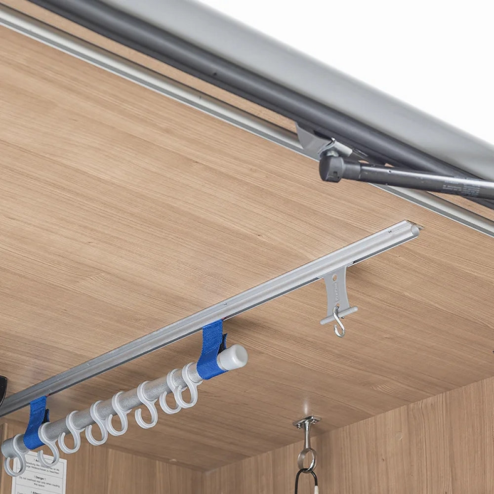 ProPlus 758068V03 Satz Aluminium Zeltschiene 90° 120 x 2,5cm selbstklebend Kederschiene