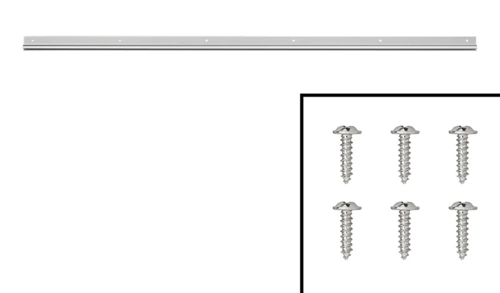 ProPlus 758068V04 Kederschiene Aluminium 45° 100 x 3,2cm x Ø10mm Zeltschiene