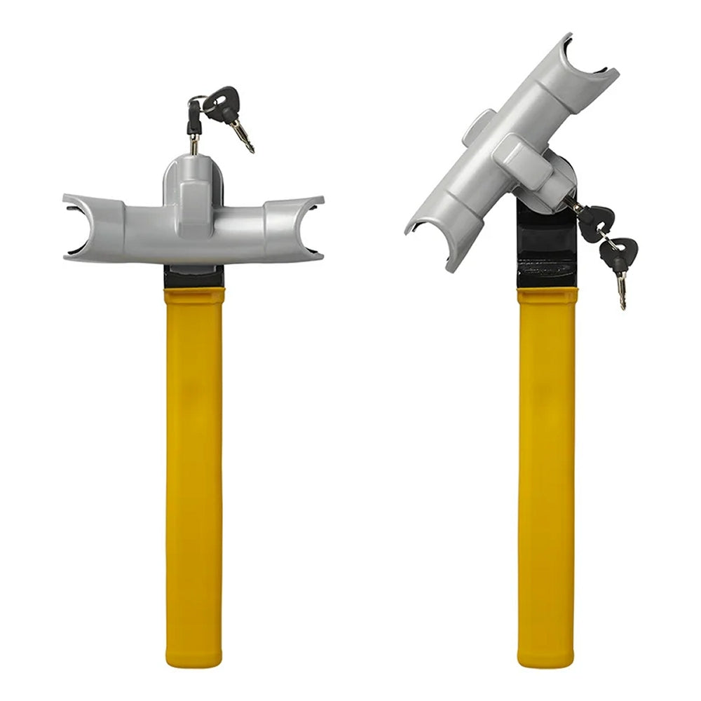 ProPlus 761316 Lenkradschloss Lenkradsperre mit 2 Schlüsseln & Adapter