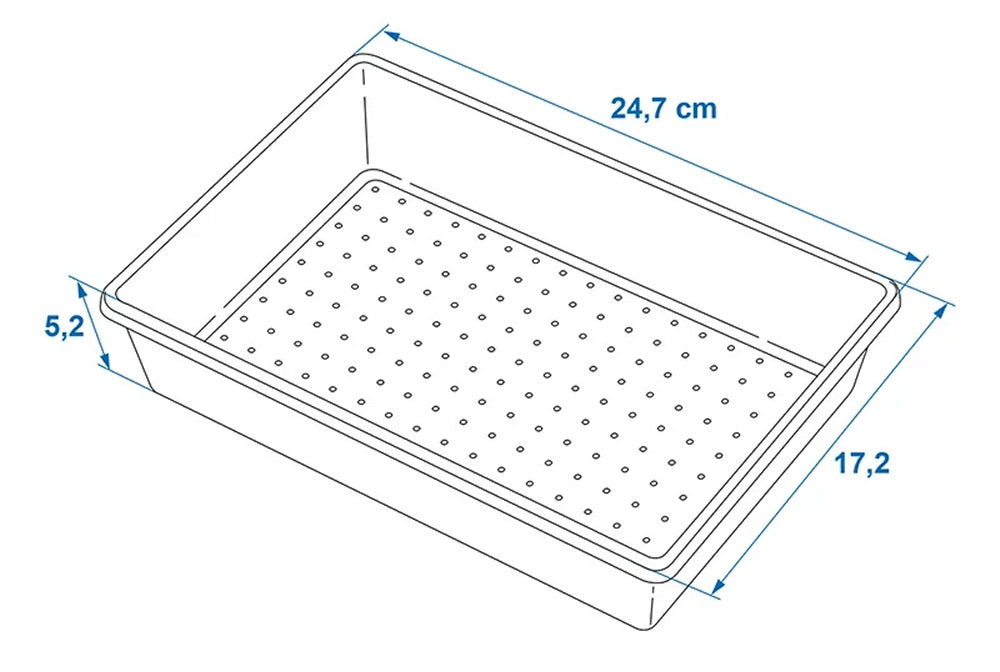 ProPlus 761470V02 Besteckkasten Aufbewahrung 24,7 x 17,2 x 5,2cm Camping