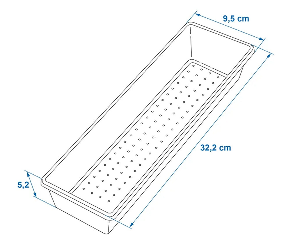 ProPlus 761470V03 Besteckkasten Aufbewahrung 33,2 x 9,5 x 5,2cm Camping
