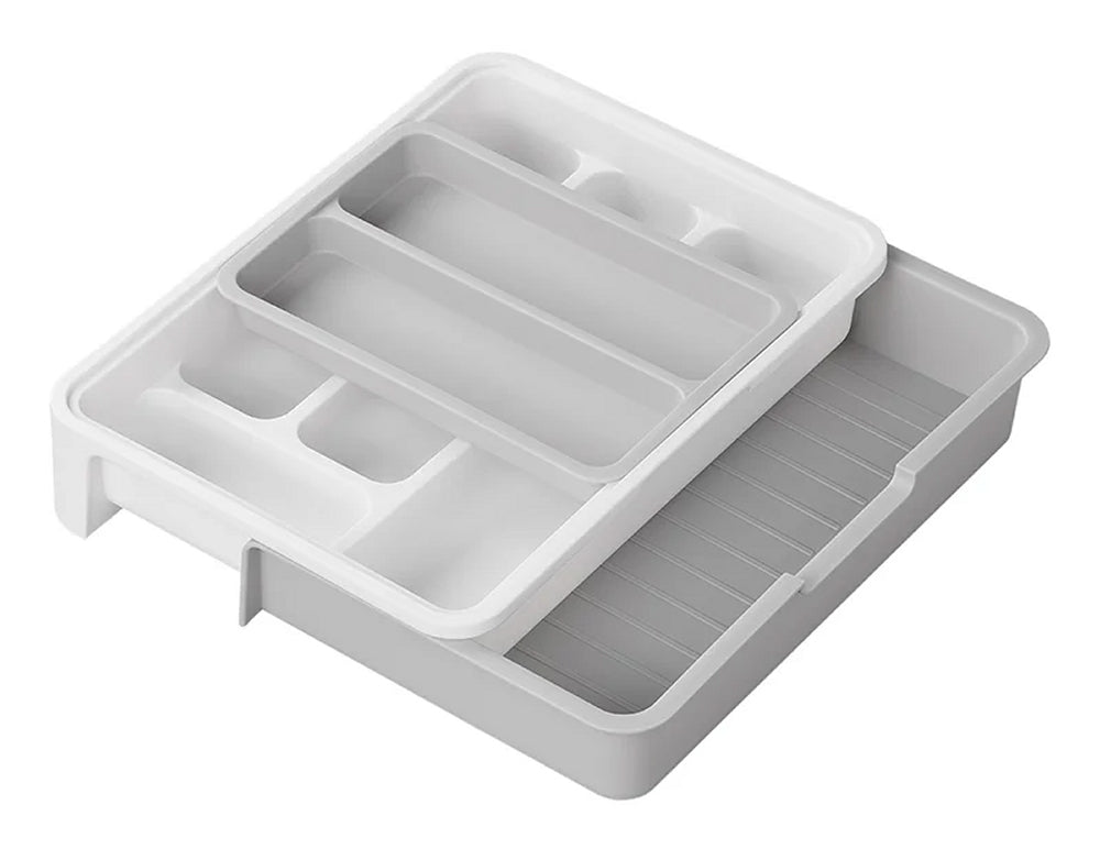 ProPlus 761470V04 Besteckkasten ausziehbar 23,5/40 x 31,5 x 6cm Camping