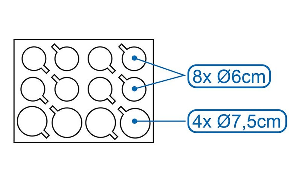 ProPlus 761472PM Tassenhalter aus weichem Schaum für Gläser und Tassen Höhe 50mm