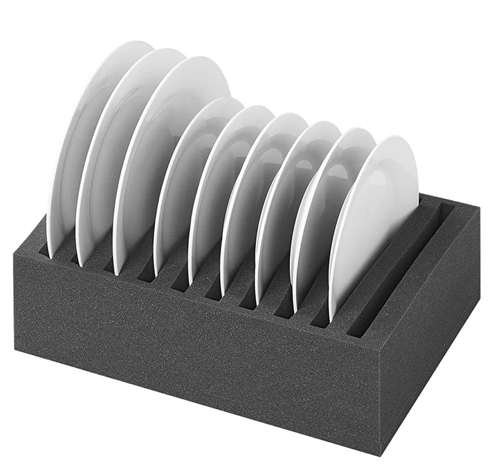 ProPlus 761472PMV01 Tellerhalter aus weichem Schaum für 10 Teller