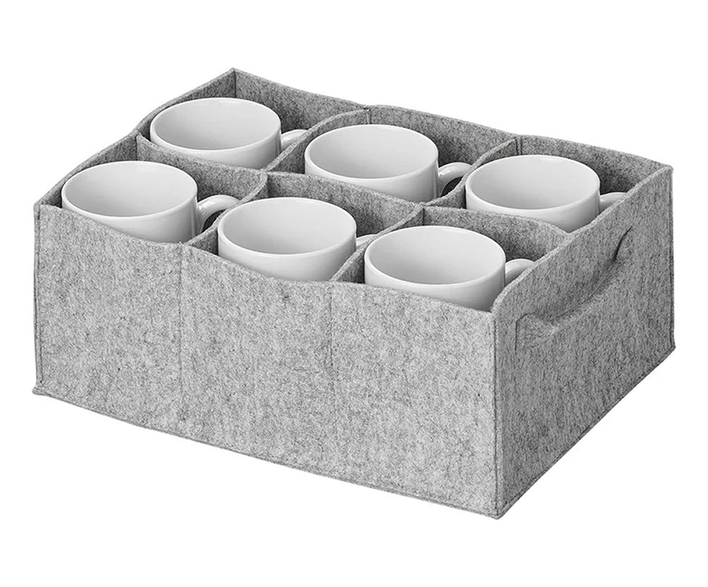 ProPlus 761475 Becherhalter Filz für 6 Becher Halter Tassenhalter Camping