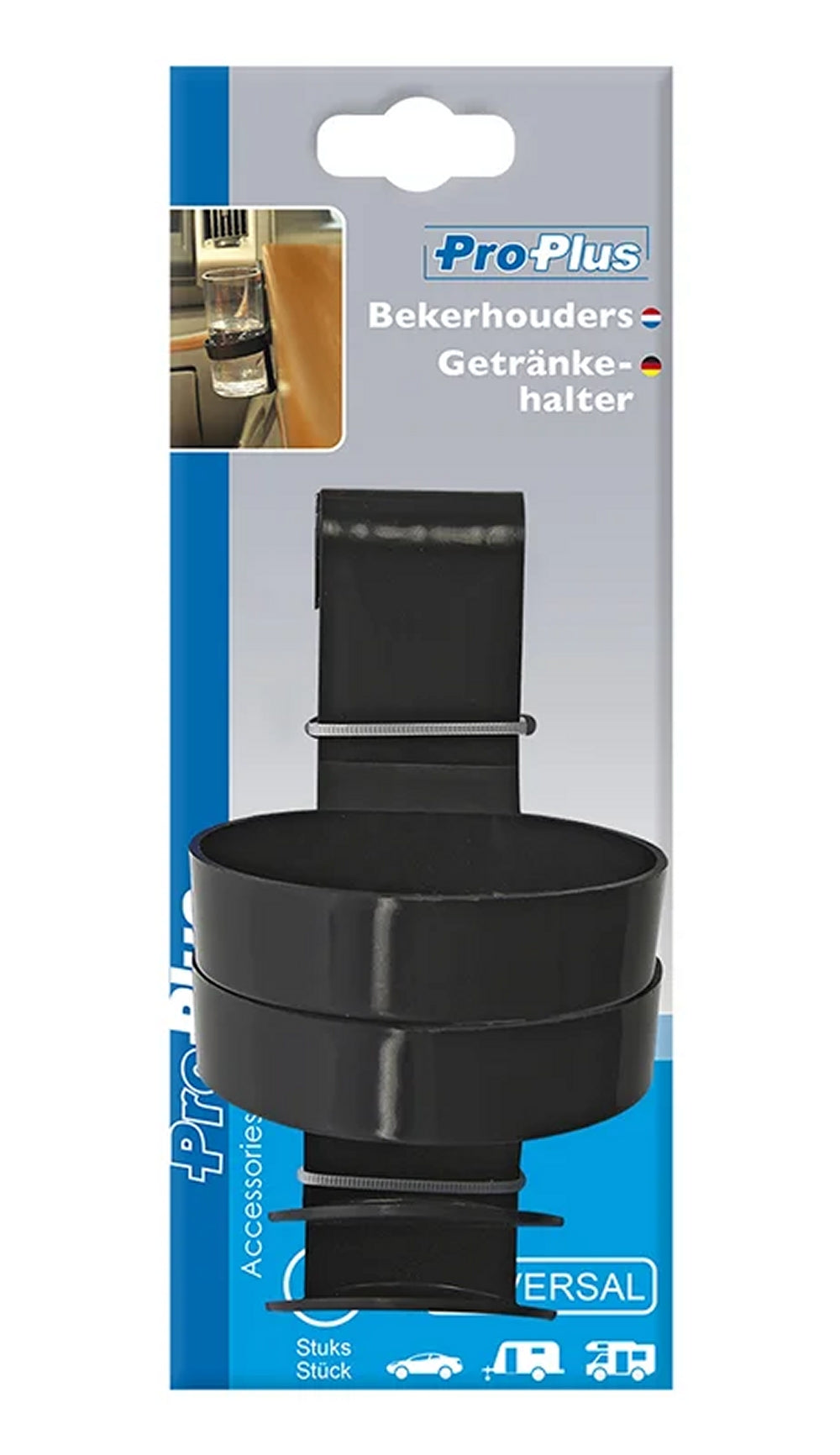 ProPlus 761480 2 Stück Getränkehalter Becherhalter Dosenhalter