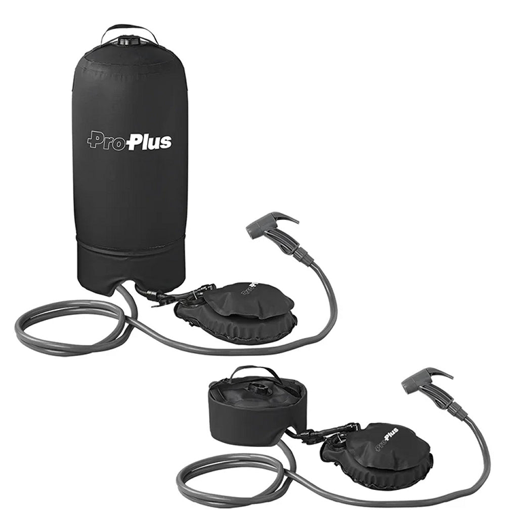 ProPlus 770407 Campingdusche 11L mit Fußpumpe Reisedusche