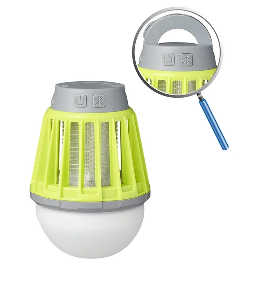 ProPlus 770504 Camping & Insekten Lampe 2 in 1 wiederaufladbar Insektenlampe