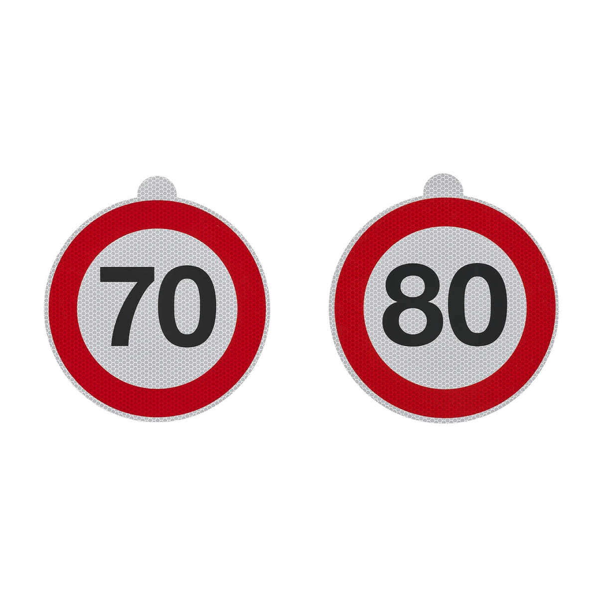 ProPlus Geschwindigkeitsaufkleber Italien 70 und 80 km/h Bundle