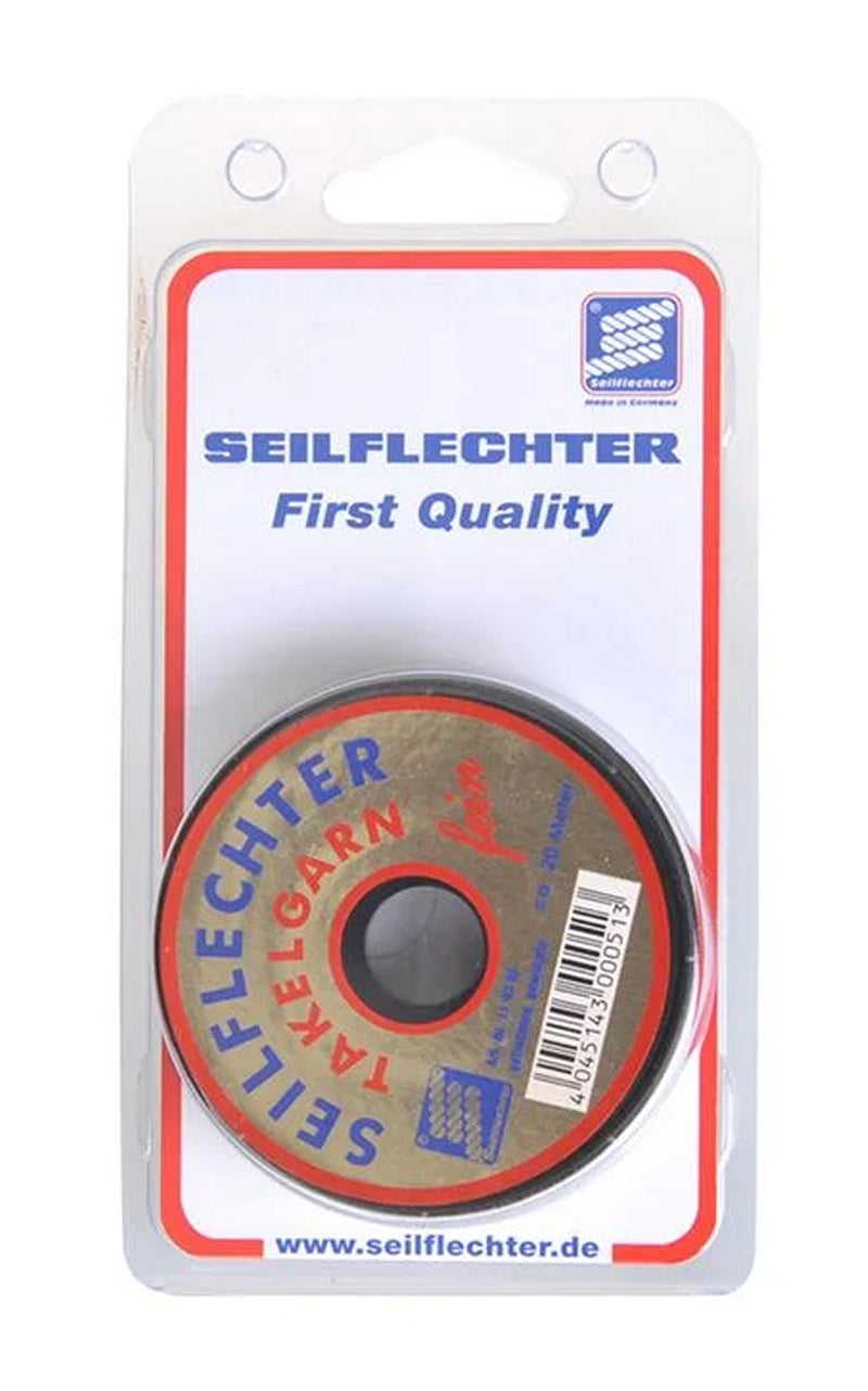 ProPlus SF_110301 Takelgarn extra fein geflochten gewachst 20m weiß Garn