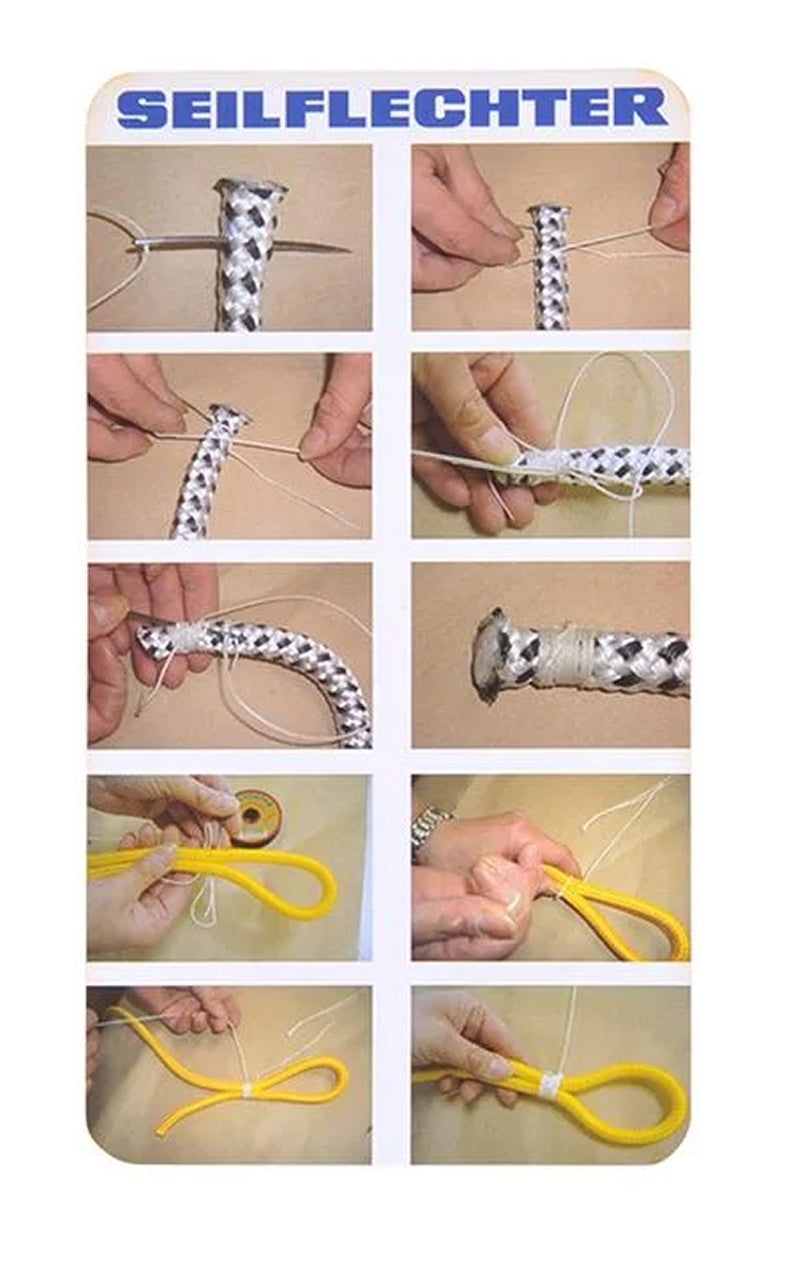 ProPlus SF_110304 Takelgarn stark geflochten gewachst 15m weiß Garn