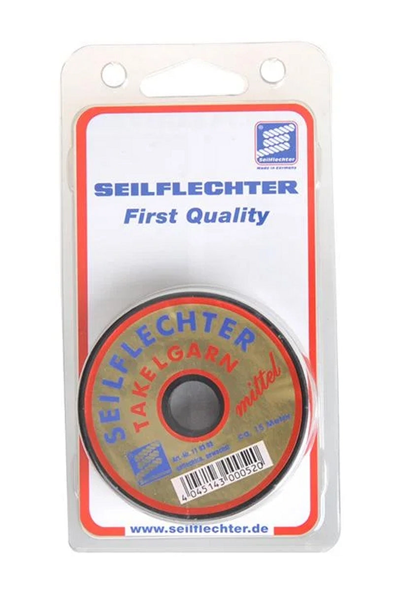 ProPlus SF_110303 Takelgarn mittel geflochten gewachst 15m weiß Garn