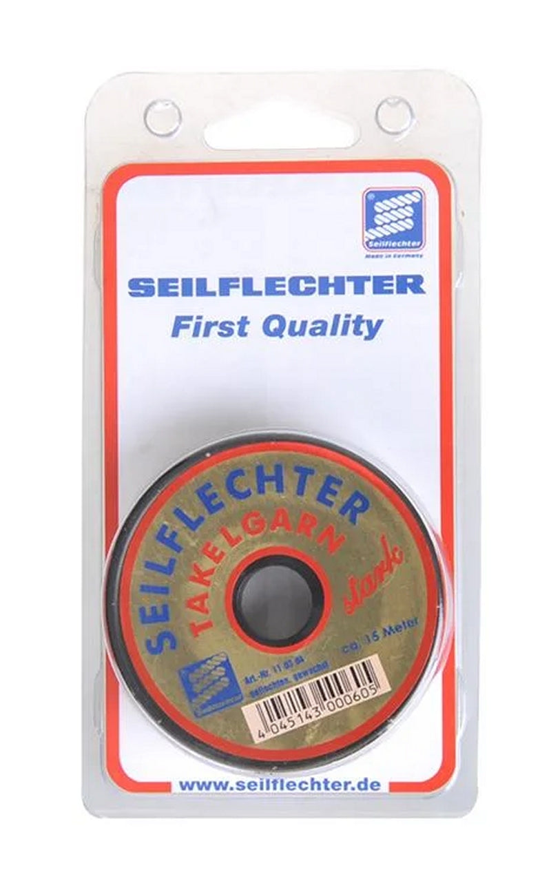 ProPlus SF_110304 Takelgarn stark geflochten gewachst 15m weiß Garn