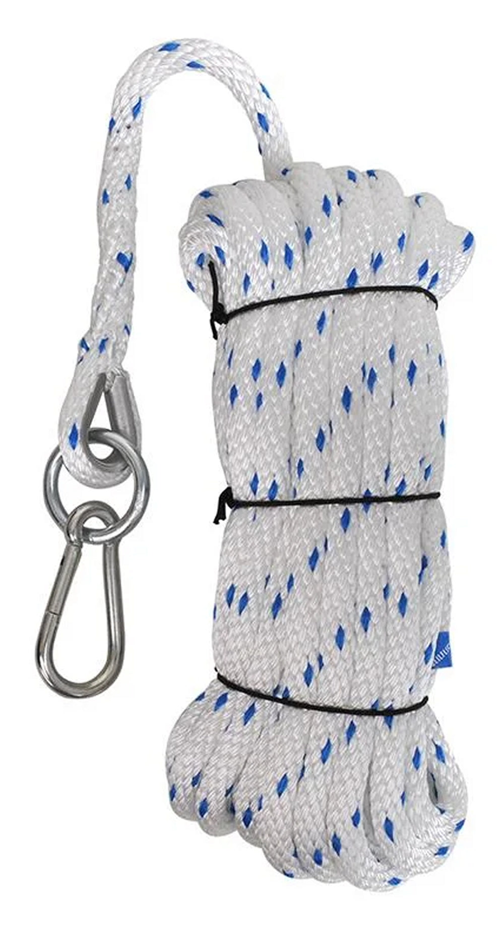 ProPlus SF_12141615 Bauaufzugseil Ø16mm Länge 15m mit Ring und Karabiner 1.900 daN
